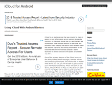 Tablet Screenshot of icloudandroid.org